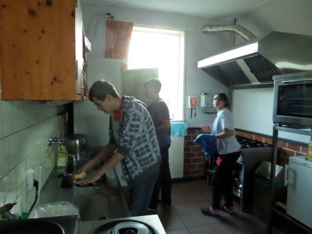 in der Küche